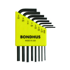 BONDHUS / 12232 HLX8S �C���` Hex End L-Wrenches Short �Z�pL-�����` �V���[�g