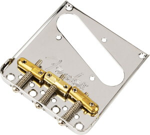 Fender / 099-0808-000 3-Saddle Top-Load/String-Through Tele Bridge with Compensated Brass gBulleth Saddles