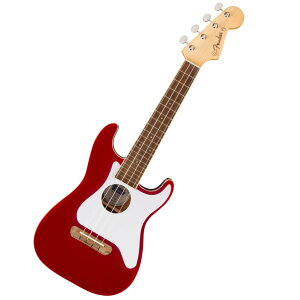 Fender / Fullerton Strat Uke Walnut Fingerboard White Pickguard Candy Apple Red tF_[ ENy݌ɏzyVhXz