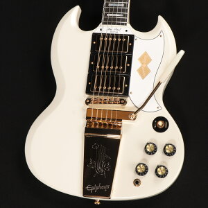 Epiphone / Inspired by Gibson Custom 1963 Les Paul SG Custom with Maestro Vibrola Classic White S/N:25051524078 yS֋Xz