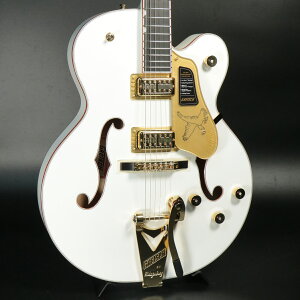 Gretsch / Falcon Hollow Body with String-Thru Bigsby and Gold Hardware Ebony White【S/N JT25082770】【アウトレット特価】【名古屋栄店】