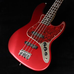 Fender / FSR Collection Hybrid II Jazz Bass with Matching Head Satin Candy Apple Red ySN JD25021048z y~cXz