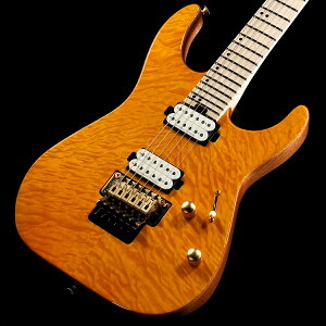 Charvel / Pro-Mod DK24 HH FR M Mahogany with Quilt Maple Maple Fingerboard Dark Amber(d:3.37kg)yS/N:MC25002015zyaJXz