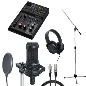 YAMAHA / AG03 MK2 BK × audio-technica AT2035 �y�z�M/���R�[�f�B���O�Z�b�g�z�y�䒃�m���{�X�z