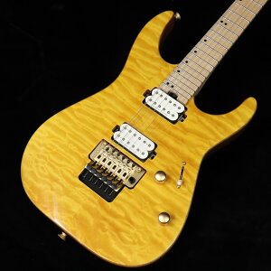 Charvel / Pro-Mod DK24 HH FR M Mahogany with Quilt Maple Maple Fingerboard Dark Amber ySN MC25001996z ylzy~cXz