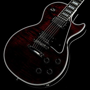 Gibson Custom Shop / Dealer Select Les Paul Custom w/Ebony FB Gloss Red Tiger Ebony Back(d:3.93kg)yS/N:CS 501957zyaJXz