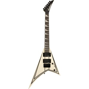 Jackson / JS Series RR Minion JS1X Amaranth FB Snow White with Black Pin Stripes WN\ypRXz