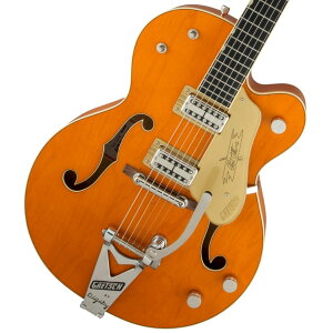 Gretsch / G6120T-59 Vintage Select Edition 59 Chet Atkins Hollow Body with Bigsby TV Jones Vintage Orange Stain Lacquer