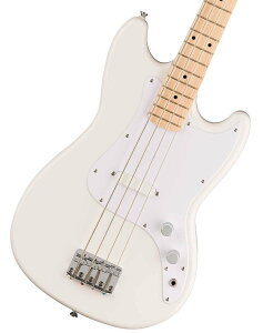 Squier by Fender / Sonic Bronco Bass Maple Fingerboard White Pickguard Arctic White �y���l�X�z