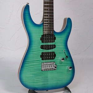 Charvel / MJ DK24 HSH 2PT W Mahogany with Flame Maple Wenge Caribbean Burst yS/N JDC2500333zyÉhXz