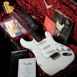 Fender Custom Shop / Custom Built 1969 Stratocaster Relic Olympic White�g�ʒ����f���h(�d��:3.55kg)�yS/N:CZ587683�z�y�a�J�X�z