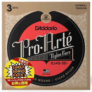 D'addario / EJ45-3DBP�m�X�ɂ�����3�Z�b�g�p�b�N�n�y���l�X�z