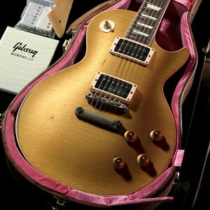 Gibson Custom / Hand Picked 1957 Les Paul Standard Gold Top Dark Back No Pickguard Ultra Heavy Aged�y�a�J�X�z