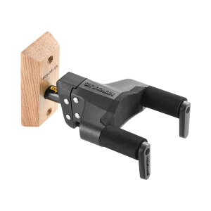HERCULES / GSP38WB PLUS AUTO GRIP SYSTEM (AGS) GUITAR HANGER, WOOD BASE, SHORT ARM �M�^�[�n���K�[