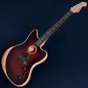 Fender / American Acoustasonic Jazzmaster All-Mahogany Ebony Bourbon Burst [2.36kg]�yUS253011A�z�y�r�ܓX�z�yYRK�z