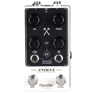 �s�Z�[���i�tCornerstone Music Gear / Antique V3 White and Black Faceplate Classic Drive �I�[�o�[�h���C�u �y�������K�i�z�y�V�h�X�z