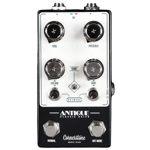�s�Z�[���i�tCornerstone Music Gear / Antique V3 Black and White Faceplate Classic Drive �I�[�o�[�h���C�u �y�������K�i�z�y�V�h�X�z