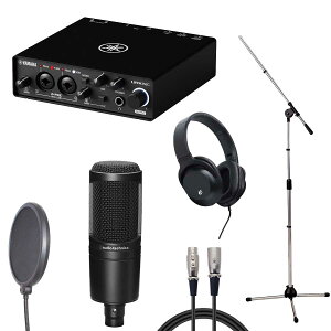 YAMAHA URX22C × audio-technica AT2020 �y���R�[�f�B���O�Z�b�g�z�y�䒃�m���{�X�z