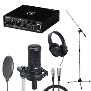 YAMAHA URX22C × audio-technica AT2050 �y���R�[�f�B���O�Z�b�g�z�y�䒃�m���{�X�z