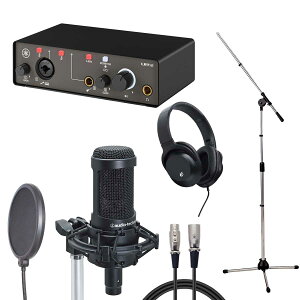 YAMAHA UR12 MK3 Black × audio-technica AT2050 �y���R�[�f�B���O�Z�b�g�z�y�䒃�m���{�X�z