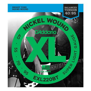 D'Addario / EXL220BT Balanced Tension Super Light 40-95 Long Scale �x�[�X�� �y�����X�z