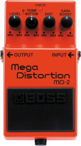 BOSS / MD-2 Mega Distortion MD2 �f�B�X�g�[�V���� �{�X �M�^�[ �G�t�F�N�^�[ �y���S�̒���5�N�ۏ؁z�y�����X�z