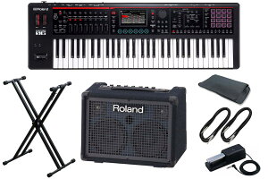 Roland / FANTOM-06 �L�[�{�[�h�A���v���L�[�{�[�h�X�^���h�Z�b�g�y�a�J�X�z