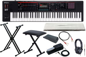 Roland / FANTOM-07 X�^�L�[�{�[�h�X�^���h���x���`���P�[�u�����_�X�g�J�o�[�Z�b�g �y�a�J�X�z