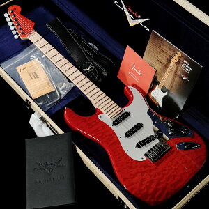 Fender Custom Shop / Master Built 5A Quilt Maple Top Stratocaster NOS Trans Pink Red Burst by Greg Fessler �y�a�J�X�z
