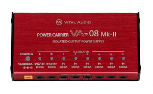 Vital Audio / Power Carrier VA-08 Mk-II Isolated-Output Power Supply �p���[�E�T�v���C �y���l�X�z