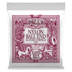 ERNiE BALL / Ernesto Palla Nylon Classical #2409 Black Nylon Ball End 28-42 �y�����X�z