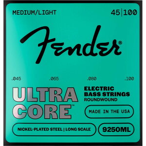 Fender / 9250 Ultracore Bass Strings Nickel Plated Steel Ball End 9250ML Gauges .045-.100 (4) �y�����X�z