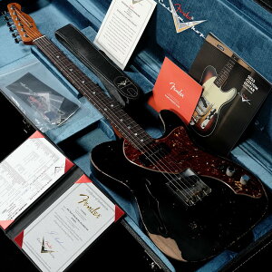 Fender Custom Shop / Master Built Telecaster Thinline Relic Black by GregFessler �y�a�J�X�z