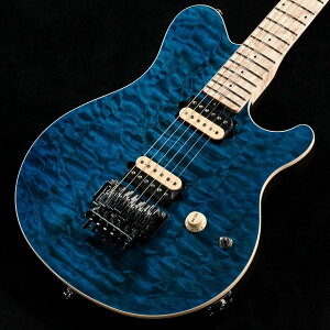 Music Man / Axis KID Limited Edition Trans Blue Quilt Top MH Brown Back(�d��:3.33kg)�yS/N:H10930�z�y�a�J�X�z