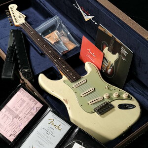Fender Custom Shop / Limited Edition 1960 Stratocaster Relic Matching Headstock Vintage White �y�a�J�X�z