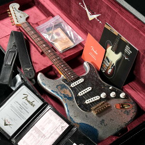 Fender Custom Shop / Custom Built 1969 Stratocaster Super Heavy Relic Silver Sparkle over Blue Sparkle �ʒ����f�� �y�a�J�X�z