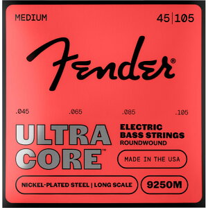 Fender / 9250 Ultracore Bass Strings Nickel Plated Steel Ball End 9250M Gauges .045-.105 (4) �t�F���_�[[�x�[�X��]�y�䒃�m���{�X�z