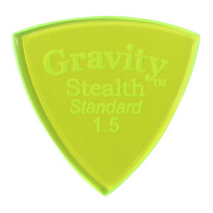 Gravity Guitar Picks / GSSS15P Stealth Standard[1.5mm, Fluorescent Green]�M�^�[�s�b�N