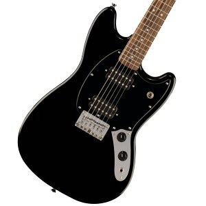 Squier by Fender / Squier Sonic Mustang HH Laurel Fingerboard Black Pickguard Black �X�N���C���[ �G���L�M�^�[