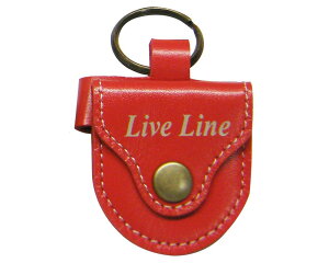 LIVE LINE / Leather Pick Case LPC1200RD ���b�h ���U�[�s�b�N�P�[�X �y�����X�z