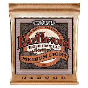 ERNIE BALL / #2146 Earthwood Medium Light Phosphor Bronze Acoustic Guitar Strings 12-54