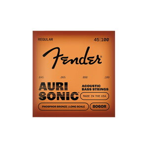 Fender / 8060 Acoustic Bass Strings AuriSonic Long Scale, .45-.100 Gauges �A�R�[�X�e�B�b�N�x�[�X��