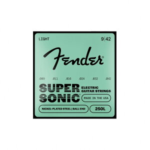 Fender USA / SuperSonic Nickel Plated Steel 250L Light 09-42