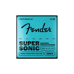 Fender / SuperSonic Nickel-Plated Steel Strings 250LR Gauges .009-.046, �t�F���_�[ �G���L�M�^�[�� �y�����X�z