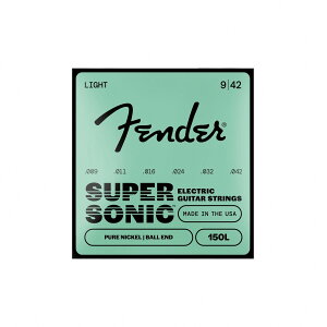 Fender USA / SuperSonic Pure Nickel 150L 09-42 �G���L�M�^�[�� �y�����X�z