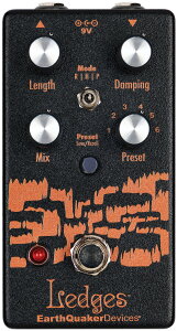 �y�䐔���胊�~�e�b�h�zEarthQuaker Devices / Ledges Black Amber ���b�W�Y�y�~�c�X�z