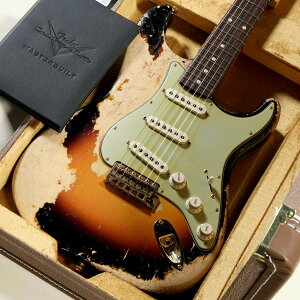 Fender Custom Shop / Master Built 1961 Stratocaster Super Heavy Relic Wide Black 3 Color Sunburst by Levi Perry �y�a�J�X�z