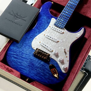 Fender Custom Shop / Master Built Custom Stratocaster 4A Flame Maple Top NOS Trans Blue by Kyle Mcmillin �y�a�J�X�z