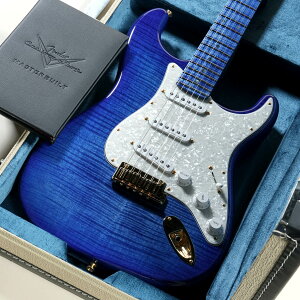 Fender Custom Shop / Master Built Custom Stratocaster 4A Flame Maple Top NOS Trans Blue by Kyle Mcmillin �y�a�J�X�z