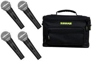 SHURE / SM58SE(4�{)��4�{���[�P�[�X(SH-MICBAG04)�Z�b�g�y�a�J�X�z